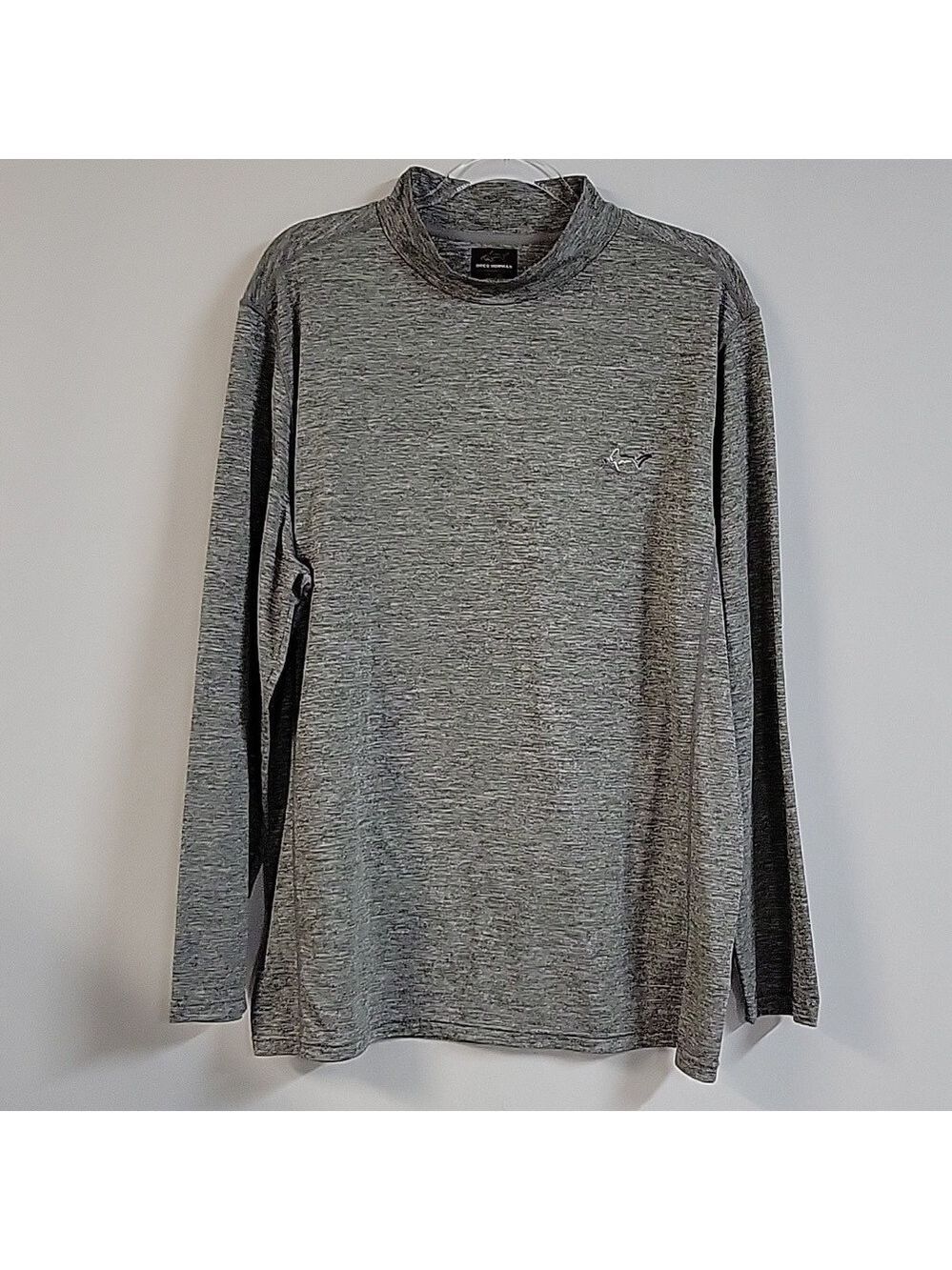 Greg Norman for Tasso Elba Men's Gray Pullover, Rapid Heat, Layering, Size XL